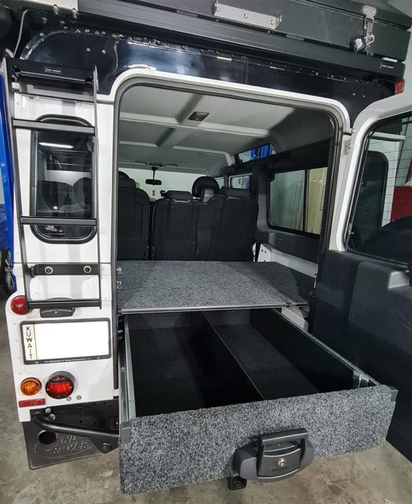 DEFENDER SINGLE DRAWER FIXED FLOOR + WING KIT