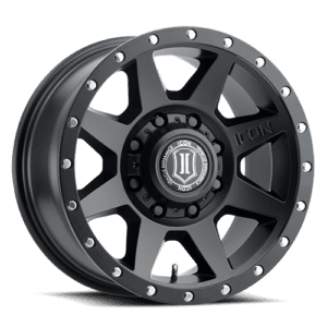 SILVERADO/SUBURBAN/SIERRA 2500HD (18×9) 4 x REBOUND HD SATIN BLACK 8×180 +12 OFFSET