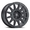 RICOCHET 5x108" / 17x8 SATIN BLACK