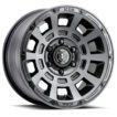 LC100/LC200/LX470/LX570 (17×8.50) 4 THRUST SMOKED SATIN BLACK TINT 5×150 +25 Offset - Image 2