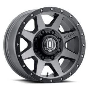 SILVERADO/SUBURBAN/SIERRA 2500HD (17×8.50) 4 x TITANIUM REBOUND HD 8×6.5 +13 OFFSET