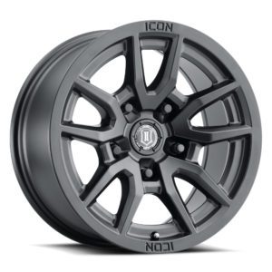JK/JL/JT (17×8.50) 5 x VECTOR5 SATIN BLACK 5×5 -6 OFFSET
