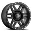 LC100/LC200/LX470/LX570 (17x8.50) 4 x SATIN BLACK SIX SPEED 5x150 +25 Offset - Image 2