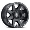 LC100/LC200/LX470/LX570 (17×8.50) 4 x REBOUND SATIN BLACK SIX SPEED 5×150 +25 Offset - Image 2