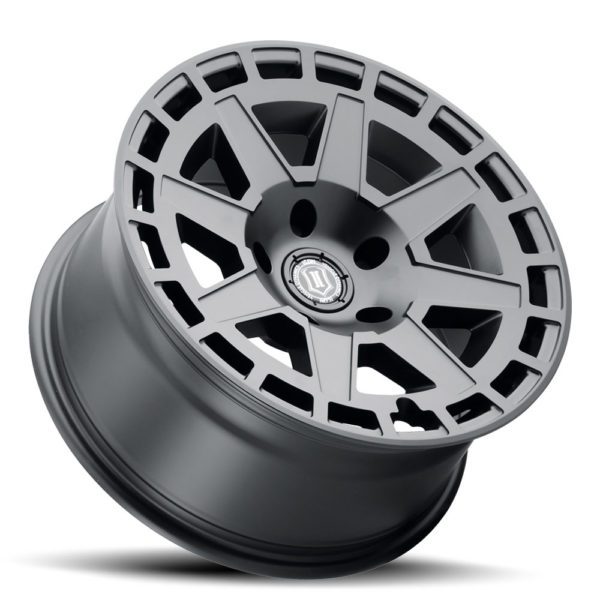 JK/JL/JT (17×8.50) 5 x COMPASS SATIN BLACK 5×5 -6 OFFSET