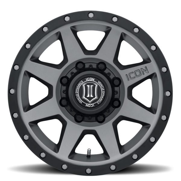 RAM 2500 (17×8.50) 4 x TITANIUM REBOUND HD 8×6.5 +13 OFFSET