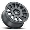 RICOCHET 5x108" / 17x8 SATIN BLACK - Image 2
