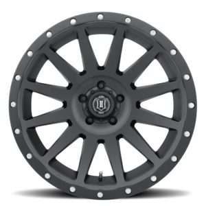 JK/JL/JT (17×8.50) 5 x COMPRESSION SATIN BLACK 5×5 -6 OFFSET