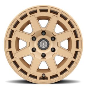 JK/JL/JT (17×8.50) 5 x COMPASS SATIN BRASS 5×5 -6 OFFSET