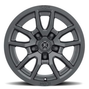 JK/JL/JT (17×8.50) 5 x VECTOR5 SATIN BLACK 5×5 -6 OFFSET