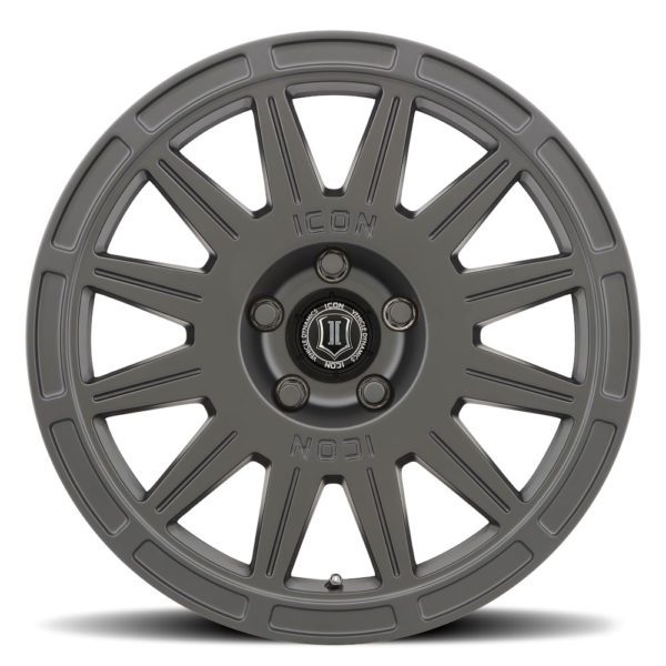 RICOCHET 5×108″ / 17×8 SATIN BLACK