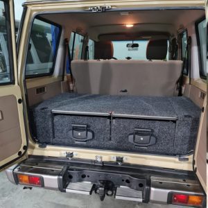 LC76 TWIN DRAWER FIXED FLOOR + WING KIT