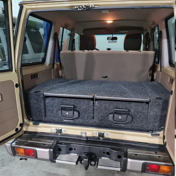 LC76 TWIN DRAWER FIXED FLOOR + WING KIT