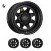 RANGER/EVEREST (17X9) 4x Blak Trak Steel wheels (6/139.7) +35 OFFSET