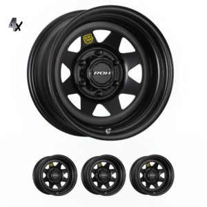 RANGER/EVEREST (17X9) 4x Blak Trak Steel wheels (6/139.7) +35 OFFSET