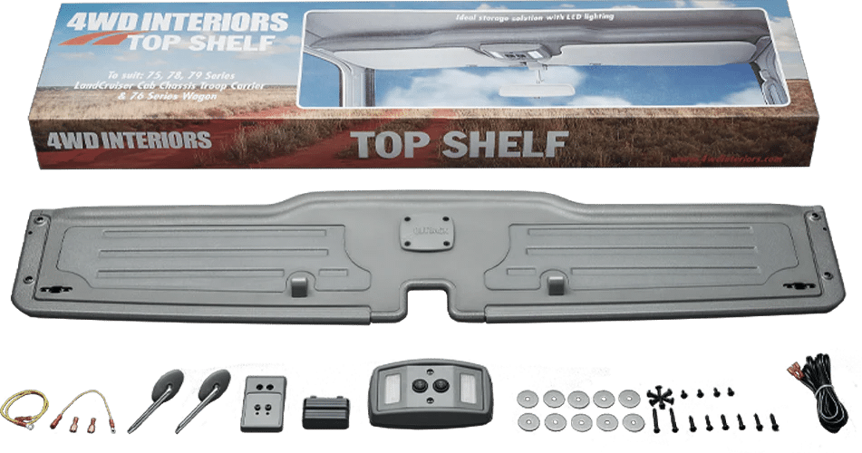 4WD INTERIORS TOP SHELF