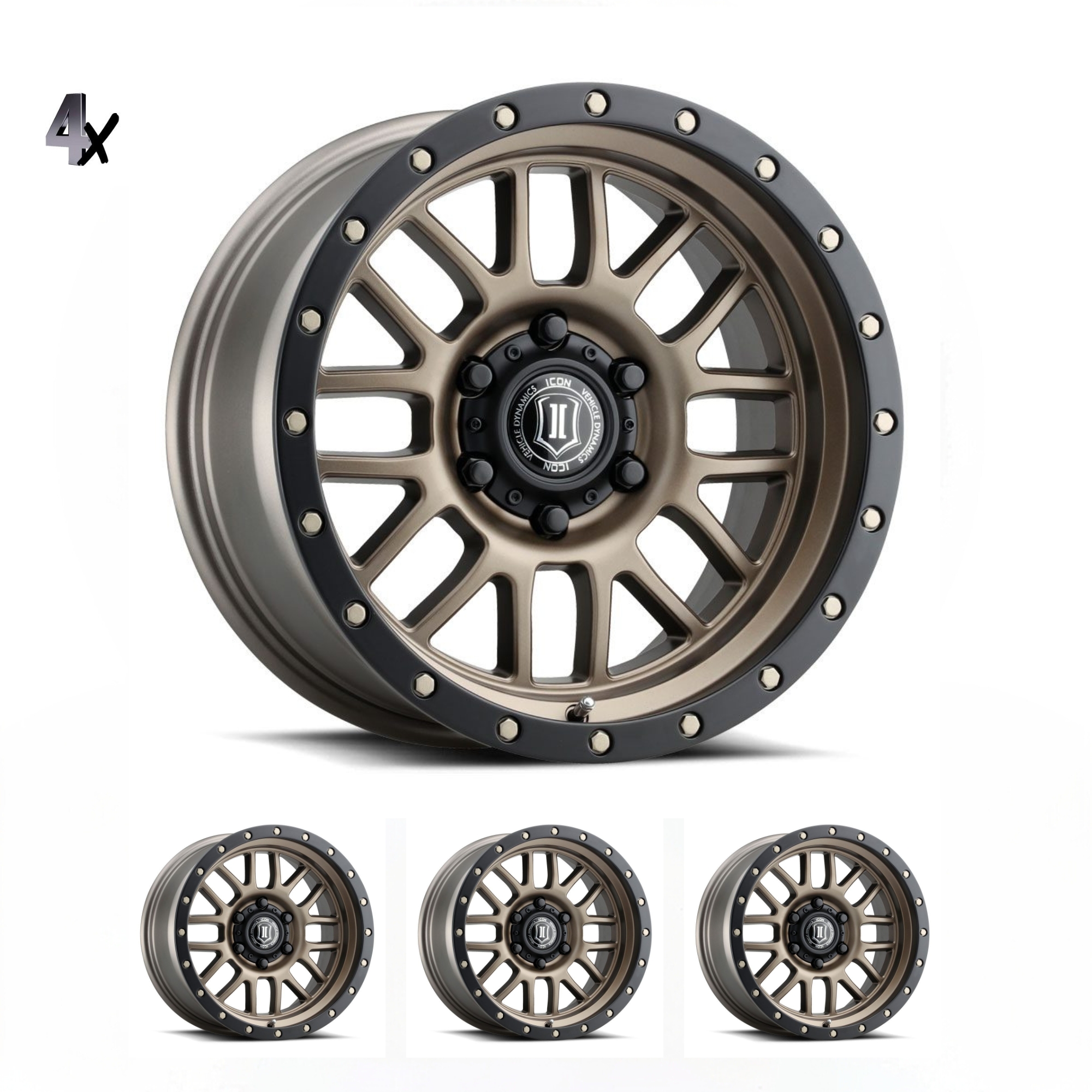 (17×8.50) 4x ALPHA BRONZE 6×5.5″ (0 OFFSET)