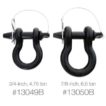 3/4" Quick Disconnect D-Ring Shackle (Black) - Image 6