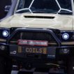LC70/LC71/LC76/LC78/LC79 Black LED Headlights Coloured Halo + Demon Eyes Clear Lens - Image 3