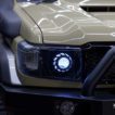 LC70/LC71/LC76/LC78/LC79 Black LED Headlights Coloured Halo + Demon Eyes Clear Lens - Image 5