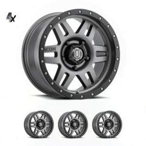 TUNDRA (17×8.50) 4 TITANIUM SIX SPEED 5×150 +25 Offset