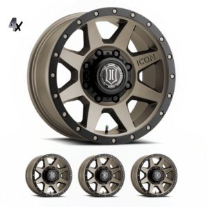 RAM 2500 (17×8.50) 4 x BRONZE REBOUND HD 8×6.5 +13 OFFSET