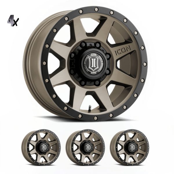 RAM 2500 (17×8.50) 4 x BRONZE REBOUND HD 8×6.5 +13 OFFSET