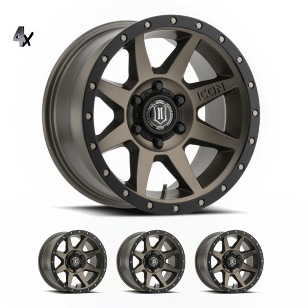 (17×8.50) 4x REBOUND BRONZE 6×5.5″ (0 OFFSET)