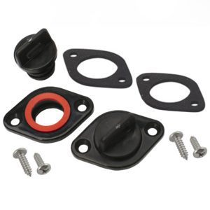 Drawer drain plug set