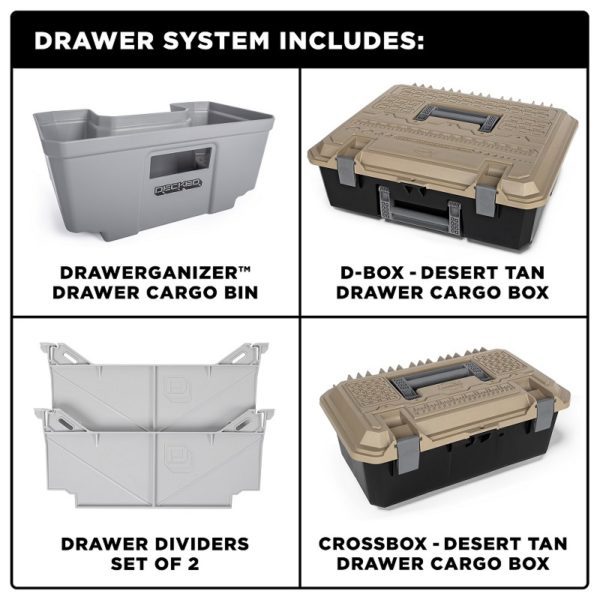 Sierra/Silverado 2007-2018 6′ 6″ DECKED DRAWER SYSTEM Legacy