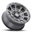 LC100/LC200/LX470/LX570 (17×8.50) 4 THRUST SMOKED SATIN BLACK TINT 5×150 +25 Offset - Image 4