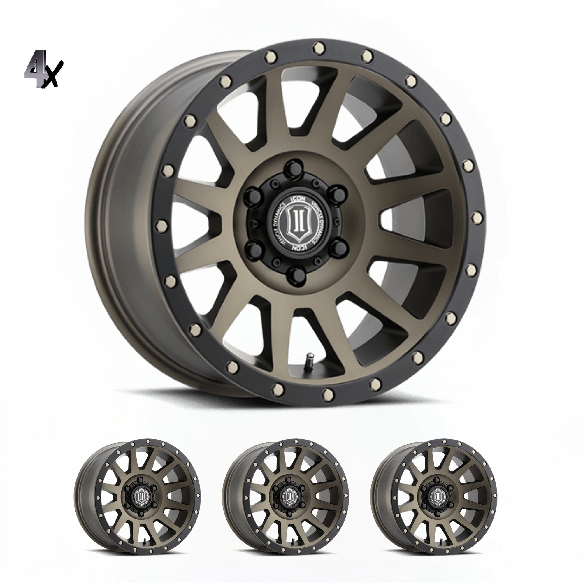 F-150/RAPTOR/EXPEDITION (17×8.50) 4 x COMPRESSION BRONZE 6×135