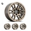 BRONCO (17x8.50) 4x VECTOR6 BRONZE 6x5.5" (0 OFFSET)