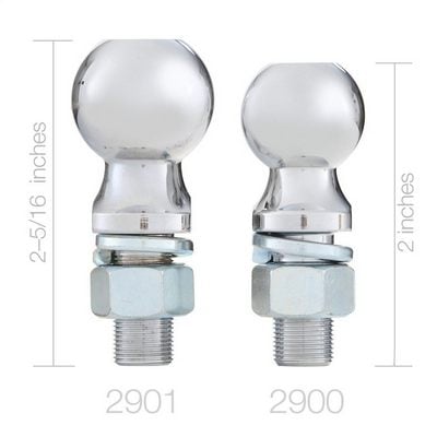 2″ Receiver Hitch Ball (Chrome)