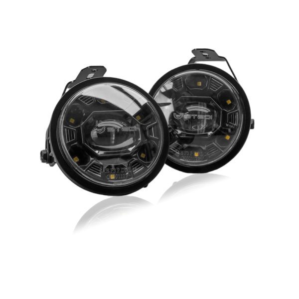IRONMAN BULL BARS BLACK LED / DRL FOG LIGHT (Pair)