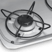 DOMETIC TWO-BURNER GAS HOB WITH GLASS LID - Image 2