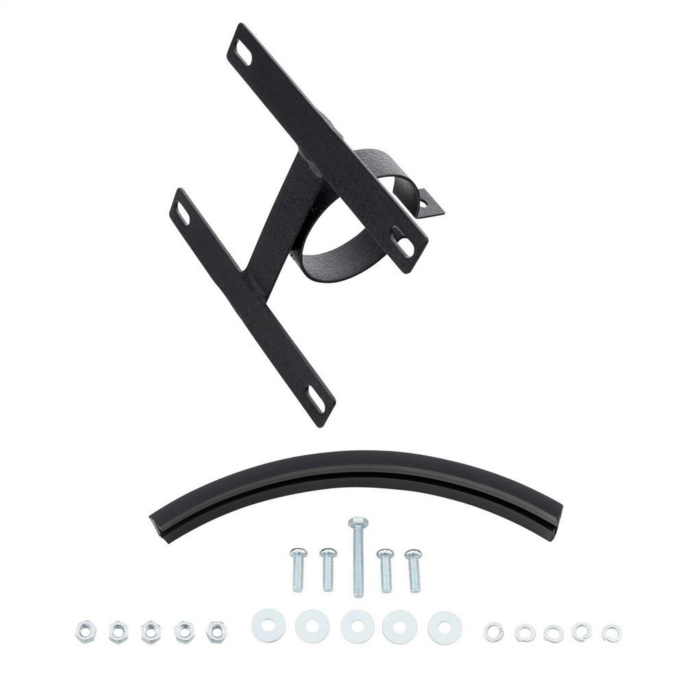 3″ Tube Mounted License Plate Bracket (Black)