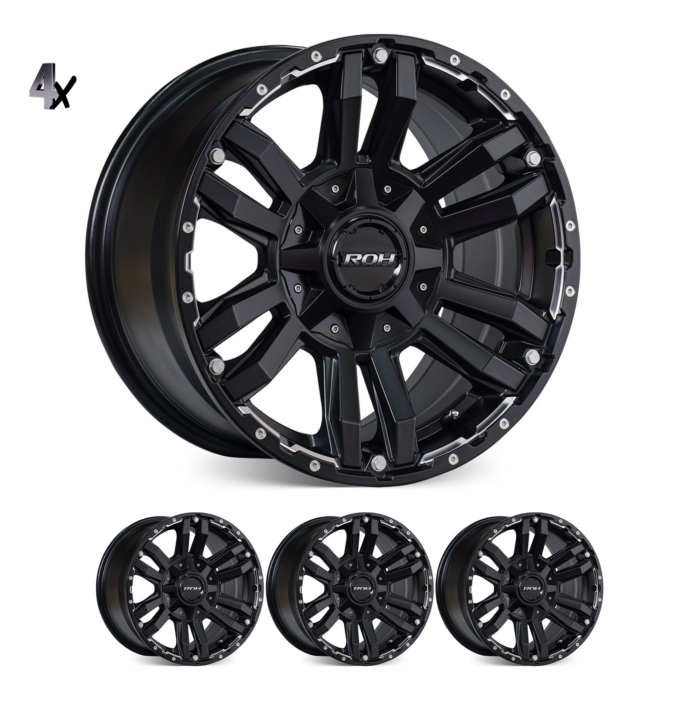 RAM 1500 (17X9) 4x VAPOUR WHEELS (6/139) +12 OFFSET