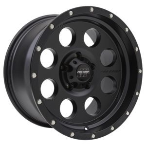 Pro Comp 45 Series Proxy, 17×9 Wheel with 5 on 5.5 Bolt Pattern – Satin Black