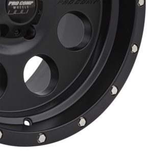 Pro Comp 45 Series Proxy, 17×9 Wheel with 5 on 5.5 Bolt Pattern – Satin Black