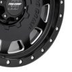 Pro Comp 60 Series Hammer, 17x9 Wheel with 6x5.5 Bolt Pattern - Satin Black Milled - Image 2