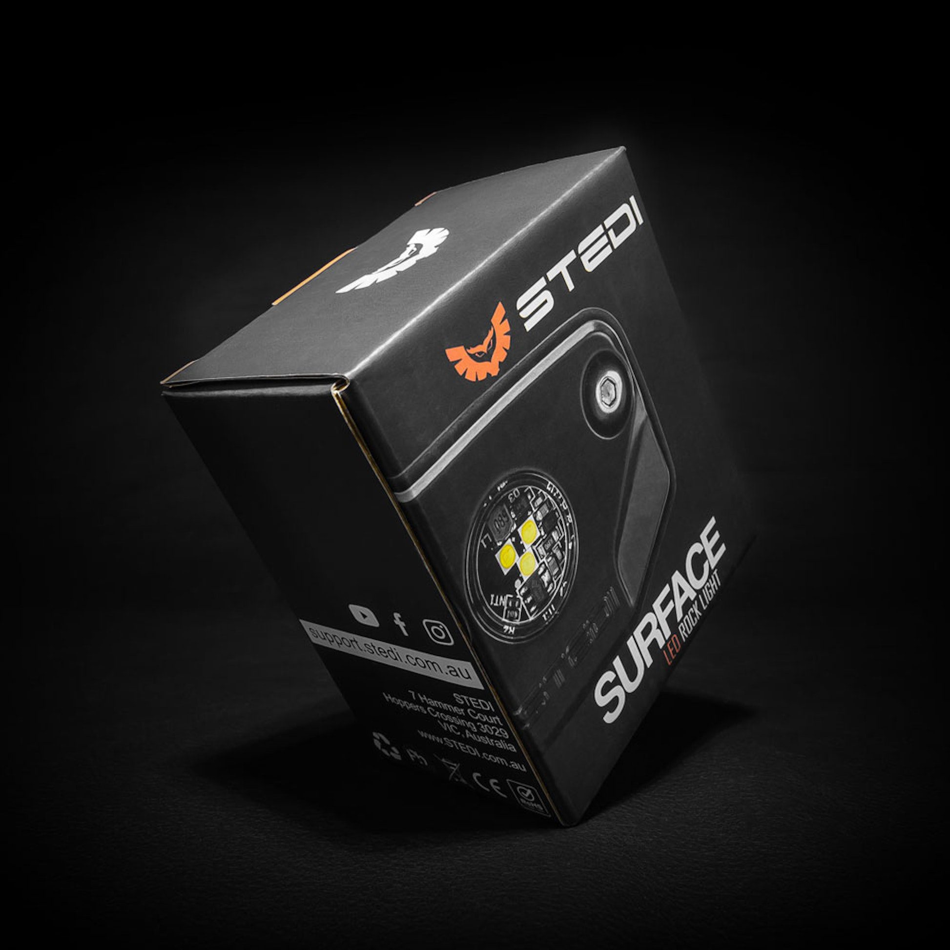 SURFACE LED ROCK AMBER LIGHT (1500K)