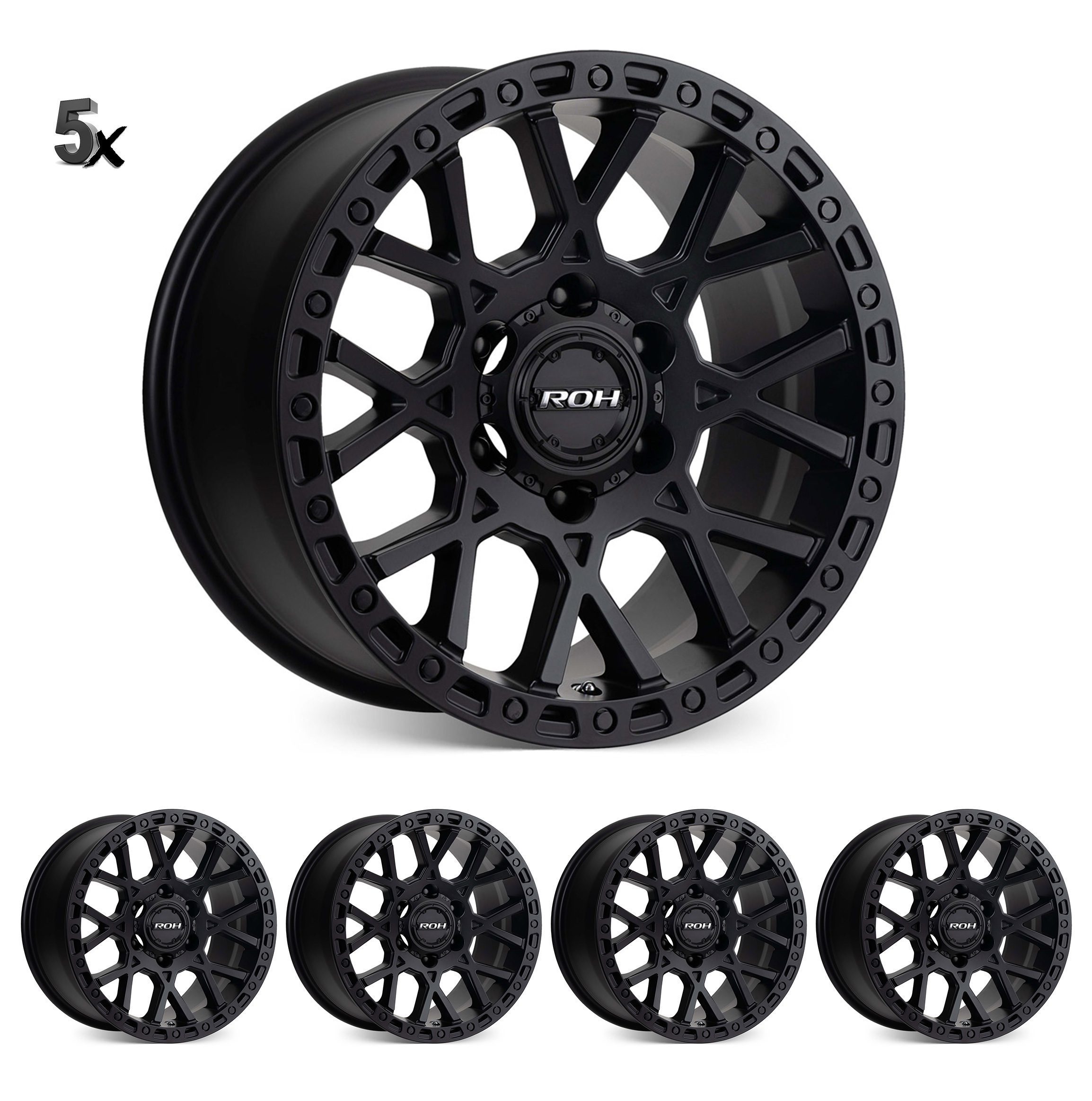 FJ (17X9) 5x CRAWLER WHEELS (6/139) +12 OFFSET