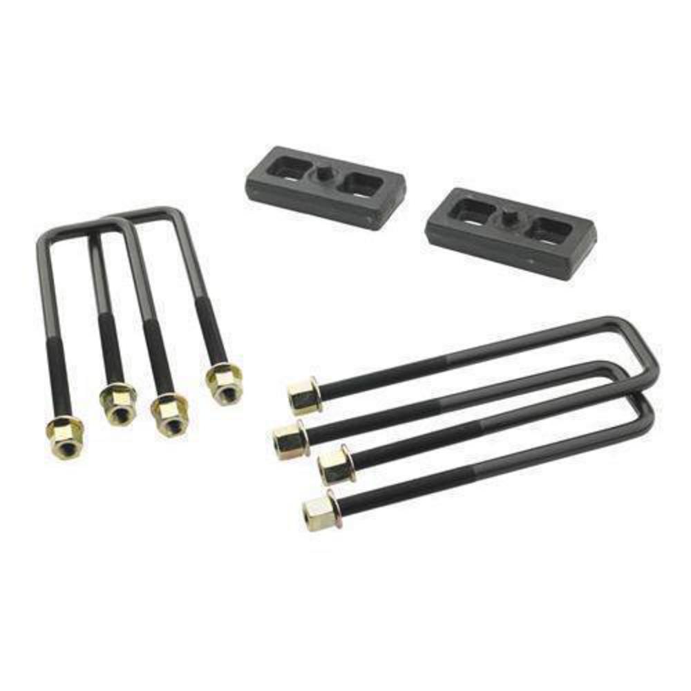Pro Comp 1 Inch Rear Lift Block with U-Bolt Kit