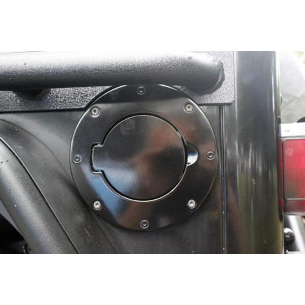 Jeep Wrangler TJ Gas Hatch (Black Aluminum)