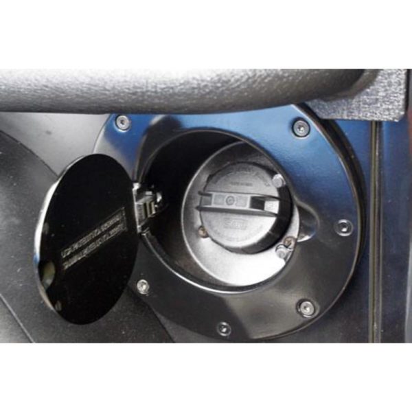 Jeep Wrangler TJ Gas Hatch (Black Aluminum)
