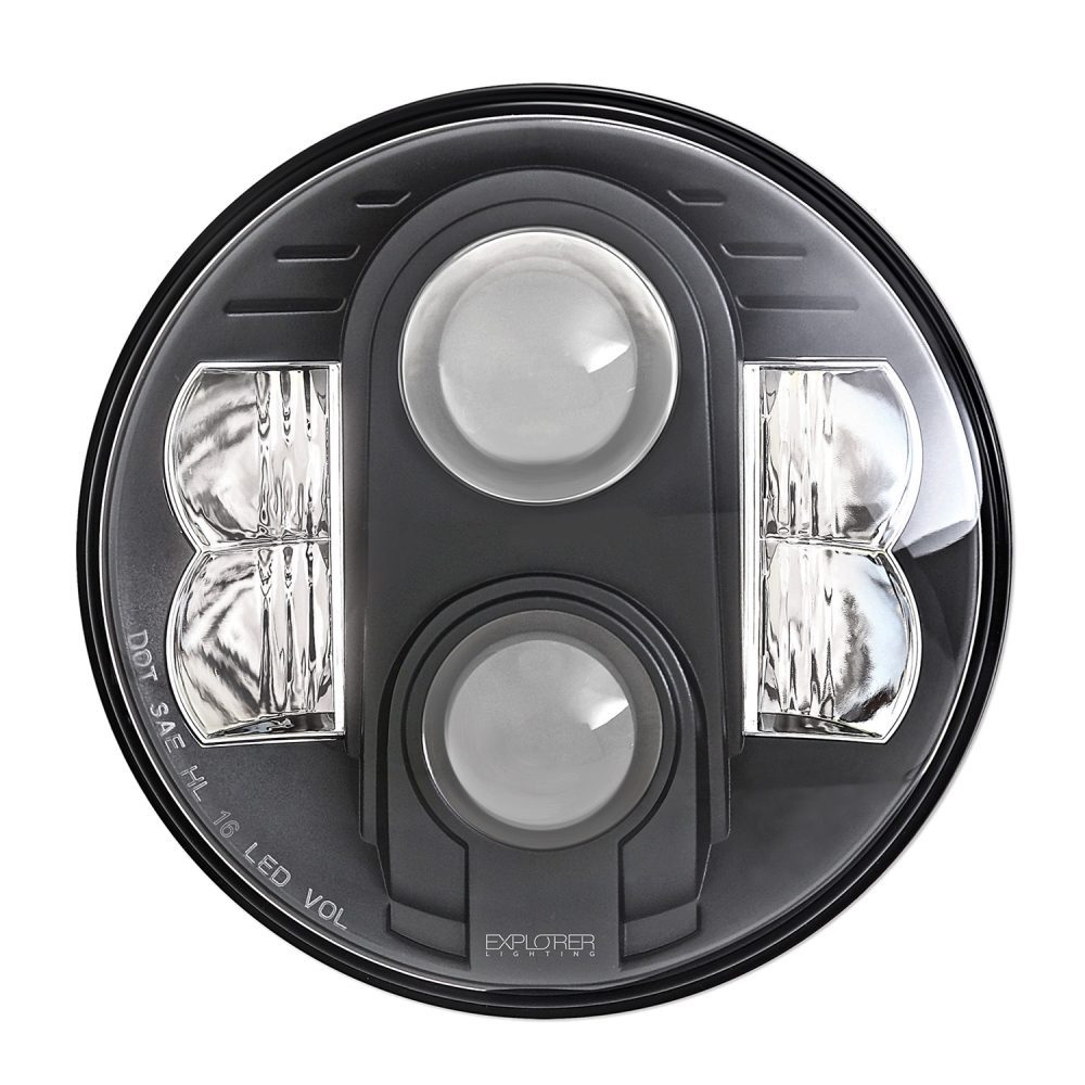 JK/JL 7″ Round LED Driving Headlights