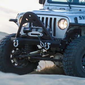 Jeep Wrangler TJ / YJ Front Stinger with D-ring Mounts (Black)