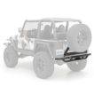 Jeep Wrangler TJ/YJ SRC Rear Bumper and Tire Carrier with Receiver Hitch (Black) - Image 2