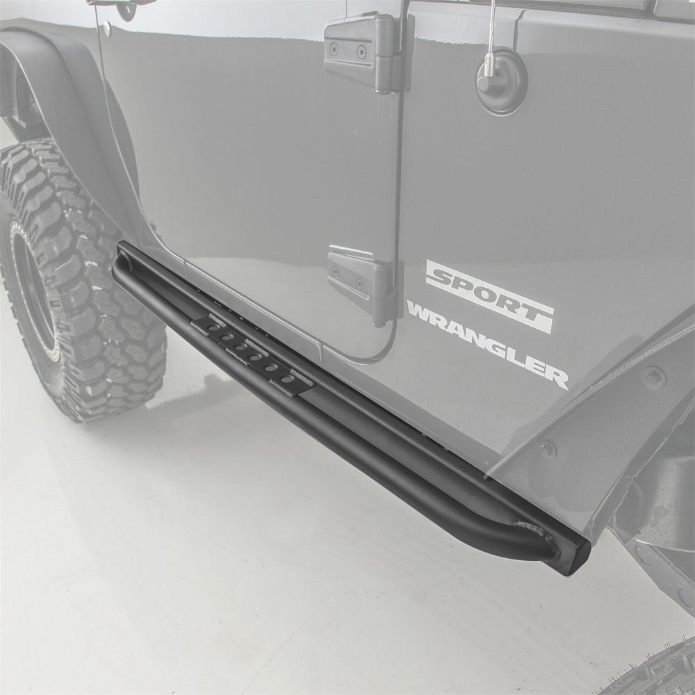 Jeep Wrangler JK 2 Dr Rock Crawler Side Armor (Black)